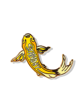 Load image into Gallery viewer, Limited Edition GOLD FISH STANDBY Pin
