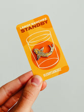 Load image into Gallery viewer, Limited Edition GOLD FISH STANDBY Pin
