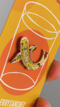 Load and play video in Gallery viewer, Limited Edition GOLD FISH STANDBY Pin
